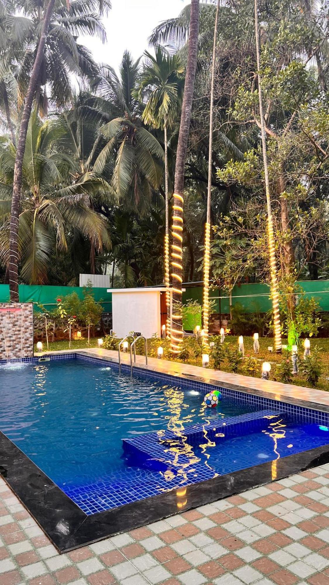 Seas The Day Luxurious 5Bhk Villa 2Min From Awas Beach With Huge Private Pool 阿里巴格 外观 照片