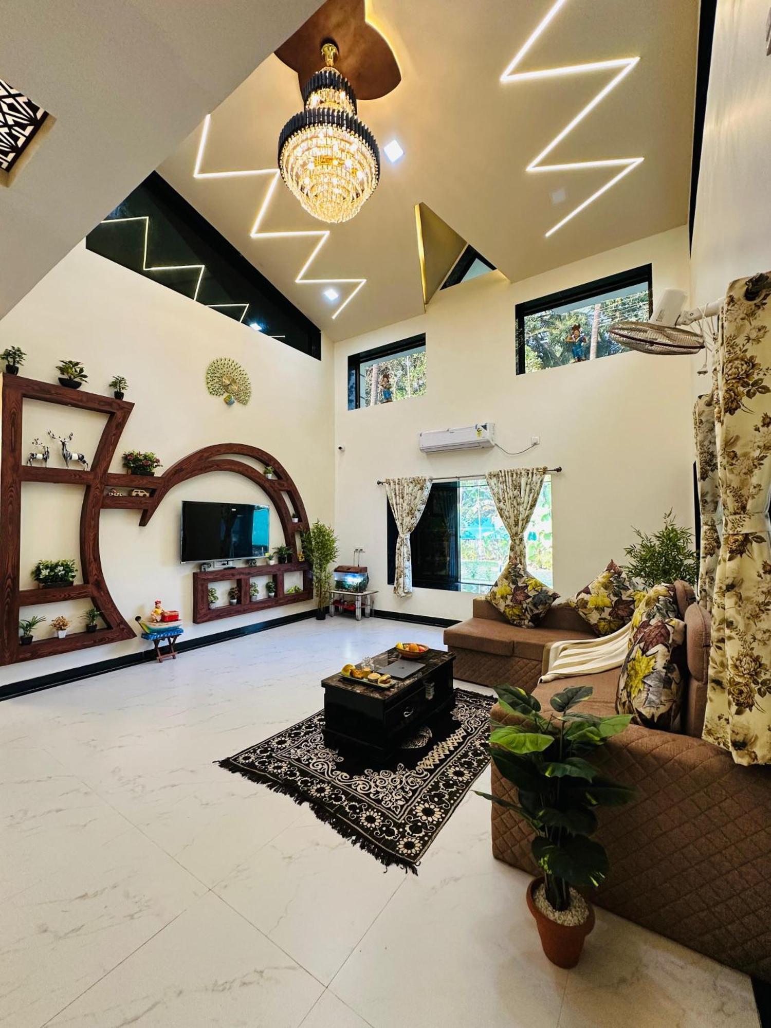 Seas The Day Luxurious 5Bhk Villa 2Min From Awas Beach With Huge Private Pool 阿里巴格 外观 照片