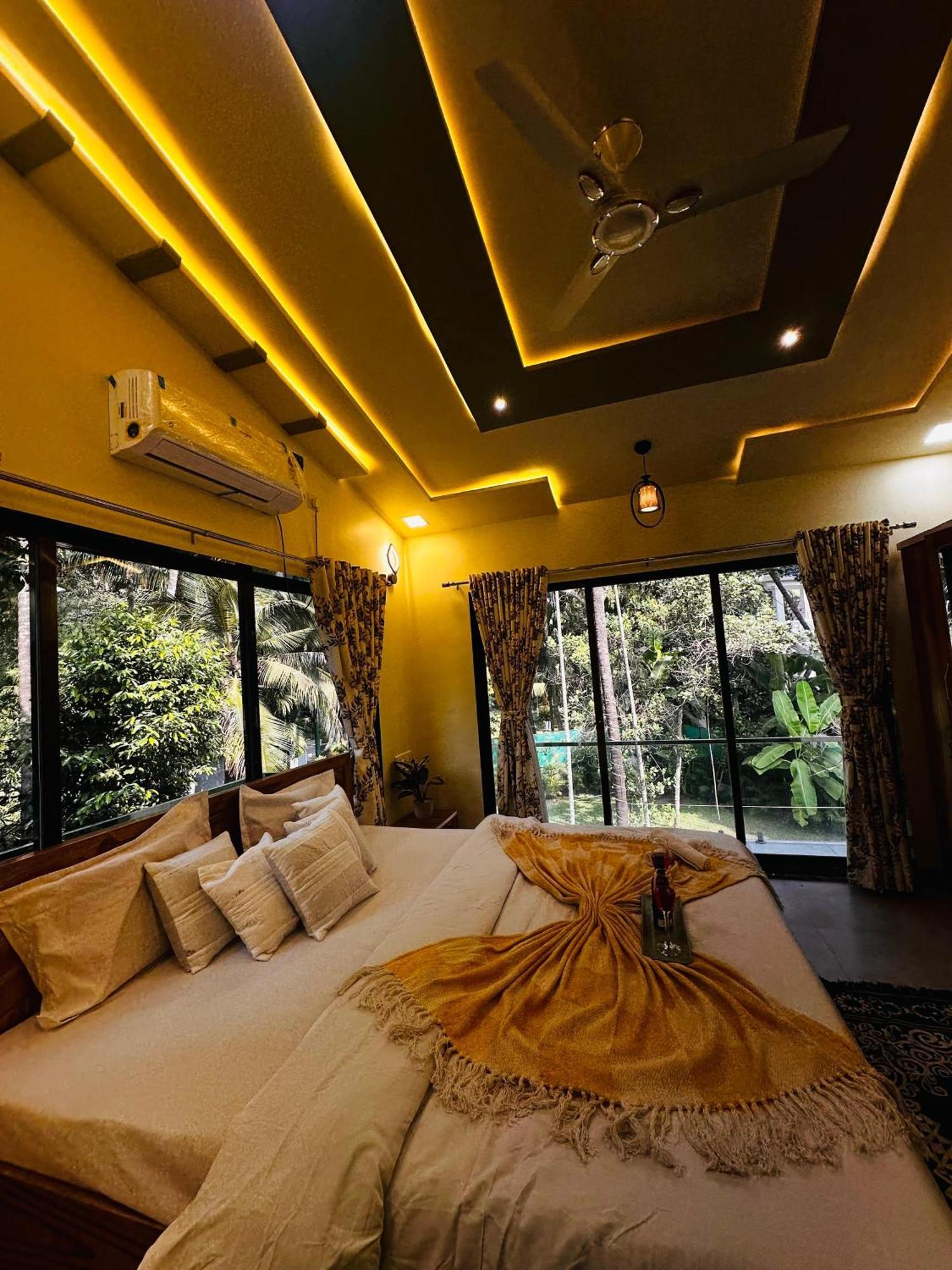 Seas The Day Luxurious 5Bhk Villa 2Min From Awas Beach With Huge Private Pool 阿里巴格 外观 照片