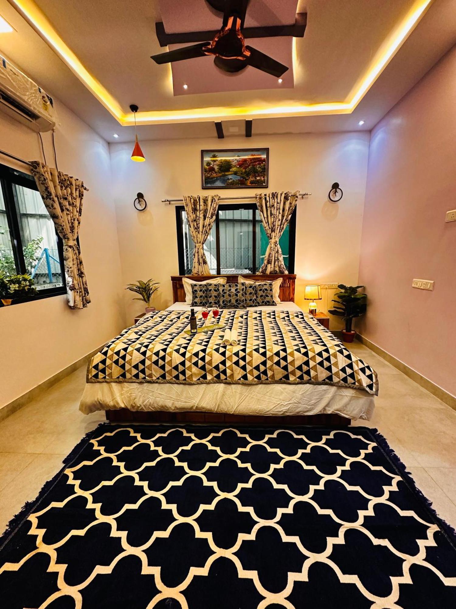 Seas The Day Luxurious 5Bhk Villa 2Min From Awas Beach With Huge Private Pool 阿里巴格 外观 照片