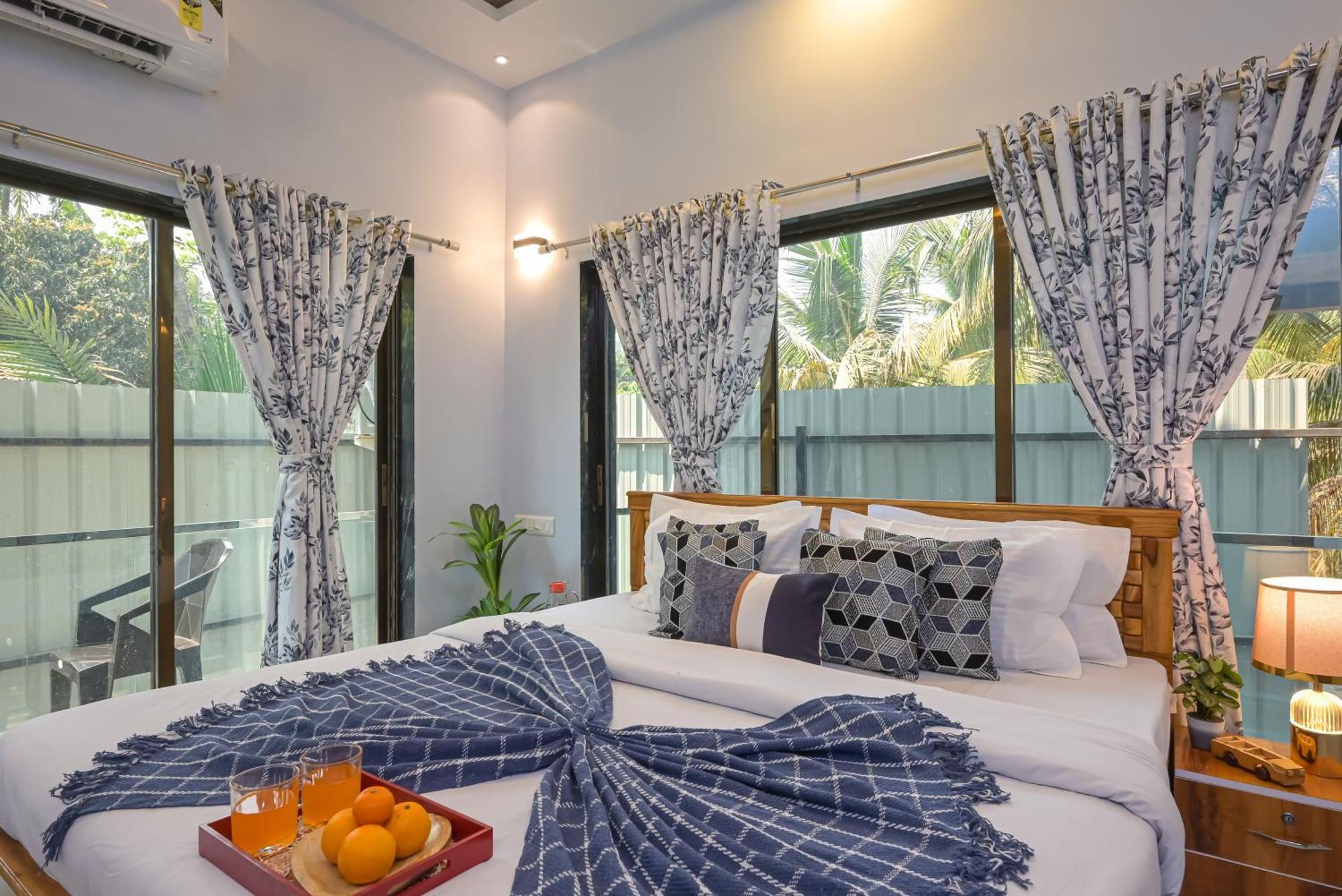 Seas The Day Luxurious 5Bhk Villa 2Min From Awas Beach With Huge Private Pool 阿里巴格 外观 照片