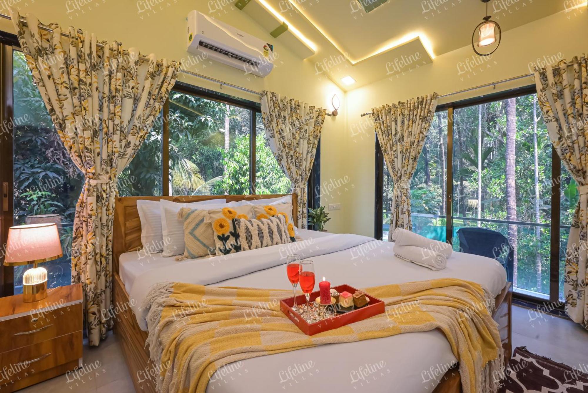 Seas The Day Luxurious 5Bhk Villa 2Min From Awas Beach With Huge Private Pool 阿里巴格 外观 照片