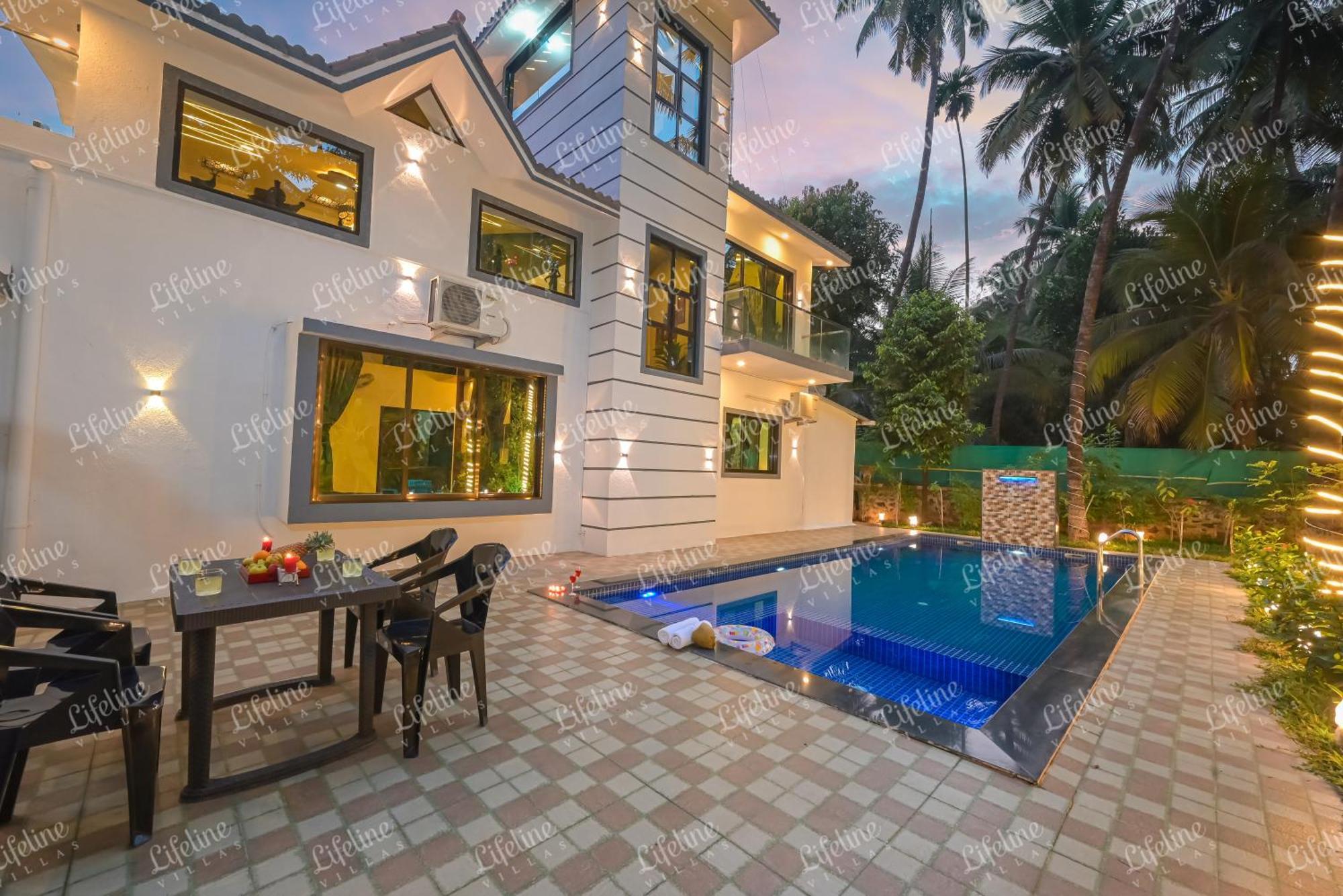 Seas The Day Luxurious 5Bhk Villa 2Min From Awas Beach With Huge Private Pool 阿里巴格 外观 照片
