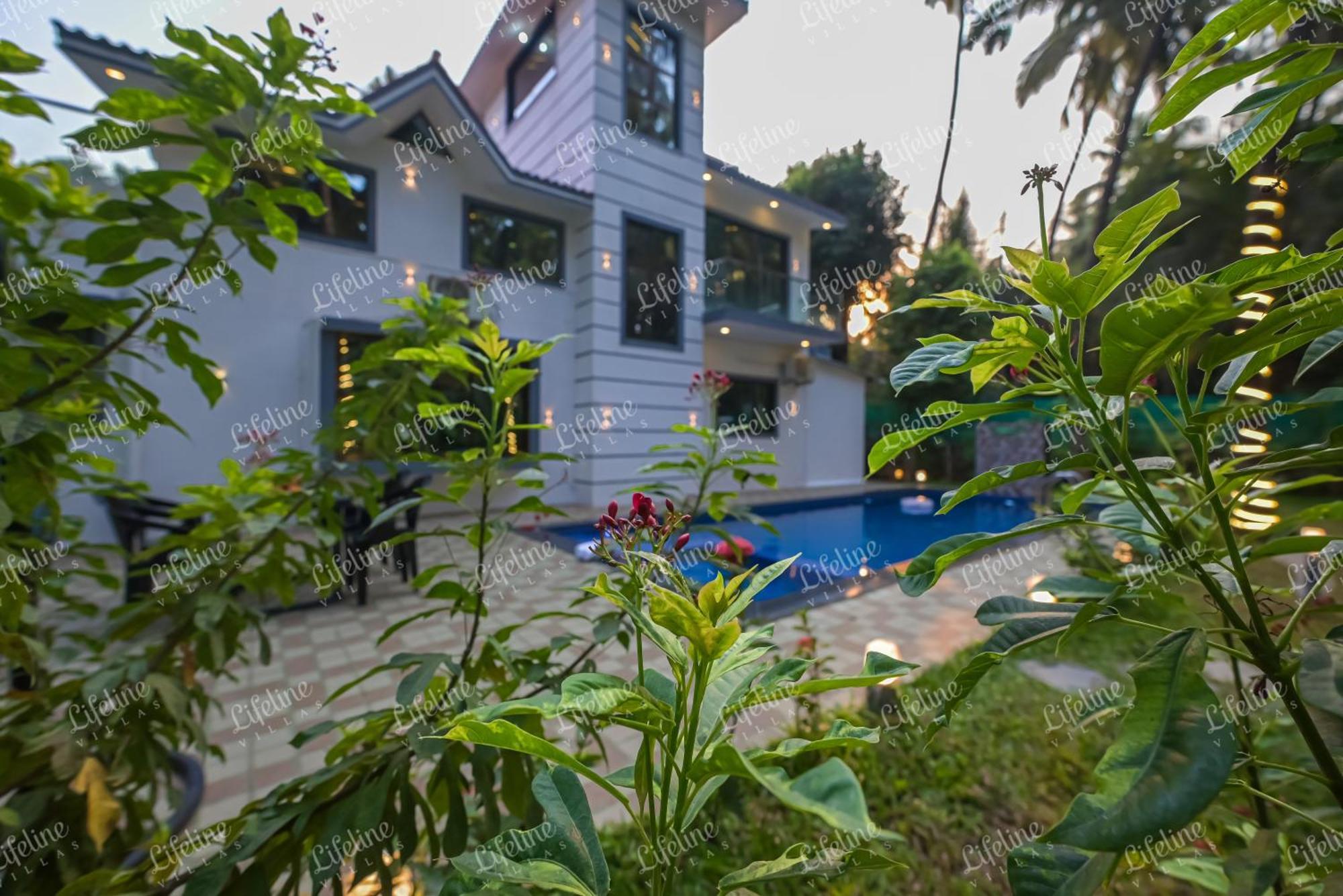 Seas The Day Luxurious 5Bhk Villa 2Min From Awas Beach With Huge Private Pool 阿里巴格 外观 照片